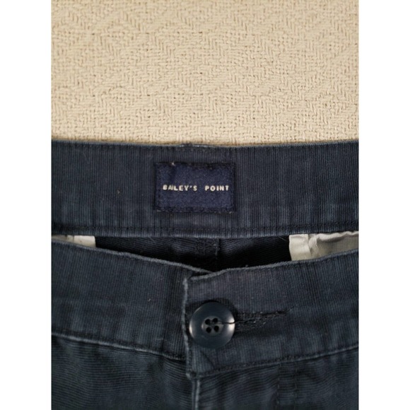 Baileys Point Shorts Mens 34 Blue Denim Cargo Low Rise Zipper Pockets Summer - Picture 4 of 10